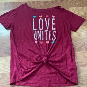 Love Unites Maroon Tee